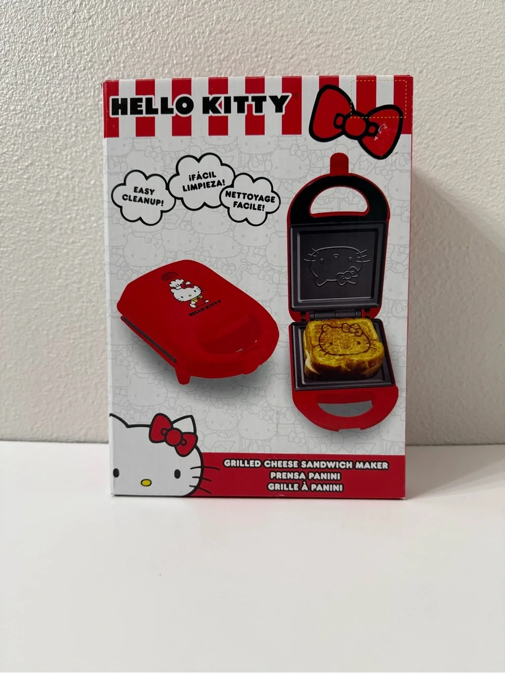 Hello Kitty Grilled Cheese Maker Panini Press New In Box